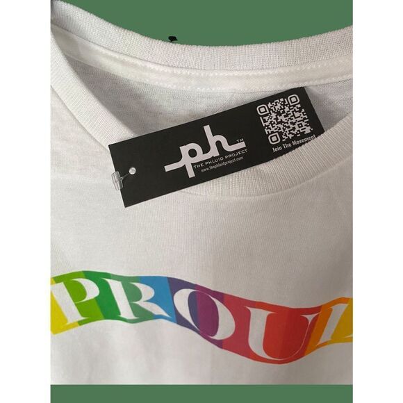 Pride- phluid project - size large PROUD tshirt - Picture 2 of 3